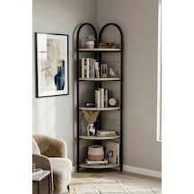 Metal Çiçeklik Kitaplık Bej 151 Cm Çok Renkli