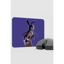 Bunny Girl Senpai Anime V2 - 22x18 Gaming Kauçuk Kaymaz Taban Mouse Pad Fare Altlığı