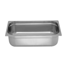 Gastronorm Küvet Paslanmaz Çelik Gn 1/3 - 100 Mm Gümüş