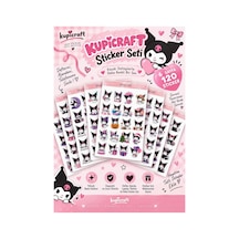 6 Sayfa Kuromi Sticker Seti Kuromi Temalı Ajanda Scrapbook Journal Etiket 0