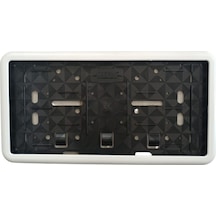Çerçeveli Dikdörtgen Plakalık Plaka Altlığı Beyaz 32x17cm 1 Adet Çerçeveli Dikdörtgen Plakalık Plaka Altlığı Beyaz 32x17cm 1 Adet