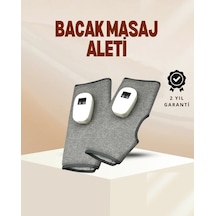 Kablosuz Isıtmalı Baldır Masaj Aleti 3 Hava Basınçlı, Titreşimli Ve Sıcak Kompres Fonksiyonlu Gri