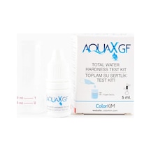 Colorkim Yerli 5 Ml Aquax Gf- Toplam Su Sertliği Test Kiti.su Kalitenizi Kolay, Hızlı Ve Doğru Ölçün