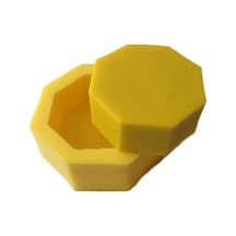 Sekizgen Silikon Mum Kokulu Taş Ve Sabun Kalıbı 4.5x4.5x1.5 Cm 4,5x4,5x1,5 Cm 6
