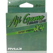 Aji Game X4 Süper Smooth İp Misina Dark Green-150 Mt-0,03 Mm