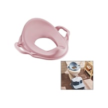 Dünya Baby-11107-603 Çocuk Kulplu Klozet Adaptörü Pembe