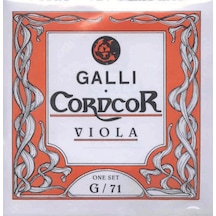 Galli G/71 Viola Tel Seti-Profesyonel Chrom Stil Viyola Tel Seti