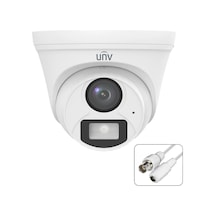 Unıvıew Unv Uac-t112-af28-dl Ahd Dome Kamera 2mp 2.8mm 4 İn 1 Sabit Lens Dual Light Sesli