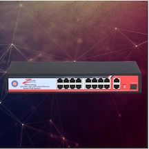 Ztech Zr-p1602fn 16+2+1 Poe Switch 260w +2 10/100/1000 Sfp