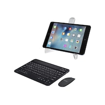 Lenovo Uyumlu Tab P11 (2. Nesil) Klavye+Mouse+Sticker+Stand AL2755