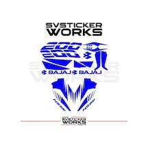 Bajaj Ns200 Sticker Set Takım 16+ Parça Ürün Renk Mavi