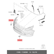 Ford Cmax 11-15 Far Yıkama Kapağı 1740589 1731356