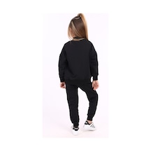 Toontoy Kız Çocuk Fermuarlı Kanguru Cepli Eşofman Takım Lila