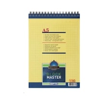 Gıpta Block Master Spiralli Bloknot A5 100Yp Kareli N11.220 Gıpta Block Master Spiralli Bloknot A5 100Yp Kareli N11.220