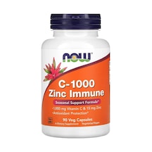 Now Foods C-1000 Vitamin & Zinc Immune Support Antioxidant Protec
