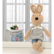 İthal Peluş Sevimli Tavşan 45 Cm Ve Soft Top 001