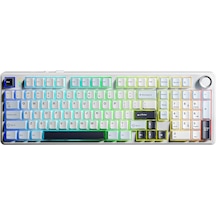 Aula F99 Pro 3 Modlu Rgb Hot Swap Mekanik Star Vector Switch Kablosuz Makrolu Klavye Lacivert