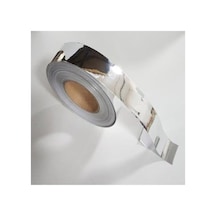Krom Nikelaj Bant Yapışkanlı Araç Çıta Direk Kaplama Folyo - 10 Cm X 5 Metre