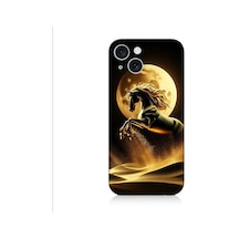 Apple iPhone 15 Uyumlu Ay Kadını Desenli Silikon Kılıf