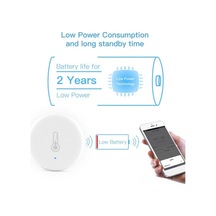 Novahub Akıllı Wi-fi Sıcaklık Nem Sensörü - Google Asistan Uyumlu, 30 Gün Veri Kaydı, 112 Karakter Optimize Edilmiş