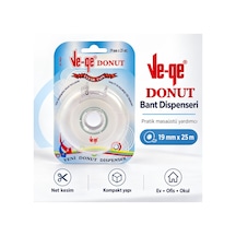 Donut Şeffaf Bant Dispenseri 19 Mm X 25 M 1