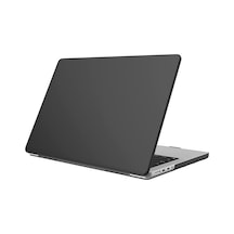 Novstrap Apple Macbook Pro 14 İnç M3/m3 Pro/m3 Max A2992 A2918 İle Uyumlu Kılıf Sert Mat Buzlu Kapak Mat Siyah