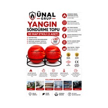 Yangın Söndürme Topu 90 Map Etkili 2 Adet Ev İş Yeri Araç Uyumlu