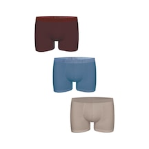 John Frank Natural Modal 3'lü Erkek Boxer Jf3bmodna09 Çok Renkli