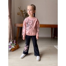 Kız Çocuk İspanyol Paca 2'li Takım Pembe