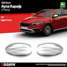 S-Dizayn Fiat Egea Cross Abs Krom Ayna Kapağı 2 Prç. 2020 Üzeri