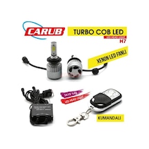 Xenon Led Turbo 12V Fanlı C.O.B H7 Kumandalı