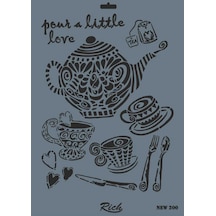 Mey İthalat Rich New Seri N-200 Stencil 35x25 Cm Diğer