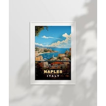 Çerçevesiz Poster Napoli'nin Tarihi Sokakları