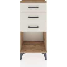 Arges Komodin 3 Çekmeceli 44x30x96 Çam-aytaşı Çam