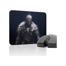 Dark Souls Kaymaz Dikişli Kauçuk Oyuncu Mousepad V2 - 22x18 Gaming Mouse Pad Fare Altlığı