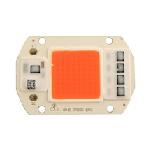 Kırmızı 220V Projektör Cob Led 50W Driver Çipli