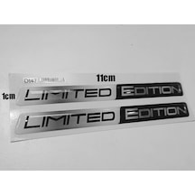 Limited Edition 3d Sticker Gri Siyah