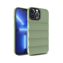 Zore İphone 12 Pro Uyumlu Ogaa Kasis Kılıf-açık Yeşil