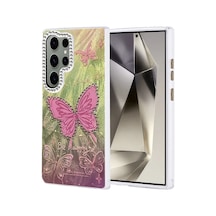 Bezos Samsung Galaxy S23 Ultra Uyumlu Kılıf Blade Aynalı Desenli Kapak - Desen 5 Hb006