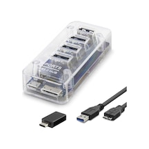Usb Type-c 3.1 Gen1 Hub 4 Port 5 Gbps Şeffaf U336