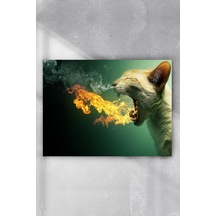 Kedi Eğlenceli Mizahi Poster 3