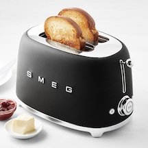 Smeg TSF01 2 Dilim Ekmek Kızartma Makinesi Mat Siyah