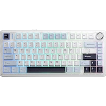 Aula F75 Mekanik RGB TKL Reaper Switch Kablosuz Makrolu Hot Swap Klavye Lacivert
