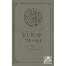 Kuran Mesajı-Meal Tefsir Büyük Boy Mushafsız - Muhammed Esed - İşaret Yayınları