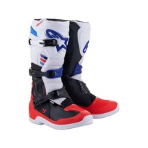 Alpinestars Tech 3 Kros Motosiklet Botu Kırmızı Mavi