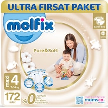 Molfix Pure & Soft Bebek Bezi 4 Beden Maxi 172 Adet