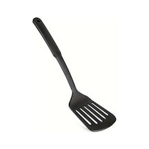 Trendooze 1 Adet Gaojunshop01 Siyah Yapışmaz Nylon Oluklu Spatula Isıya Dayanıklı Bpa İçermez Ergonomik Saplı Siyah Siyah