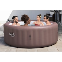 Lay-z-spa 6001g Hawaii Smart Airjet Enerji Tasarruflu Şişme Spa Havuzu, Mobil Uygulama Kontrollü, 4-6 Kişilik Mor