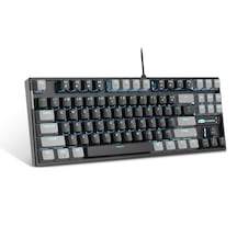 Magegee Mk-star 87 Tuş Red Switch Gri-siyah Kablolu Türkçe Q Mekanik Gaming Klavye
