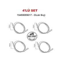 Regal Uyumlu Ankastre Ocak Ateşleme Buji 4'lü Set
